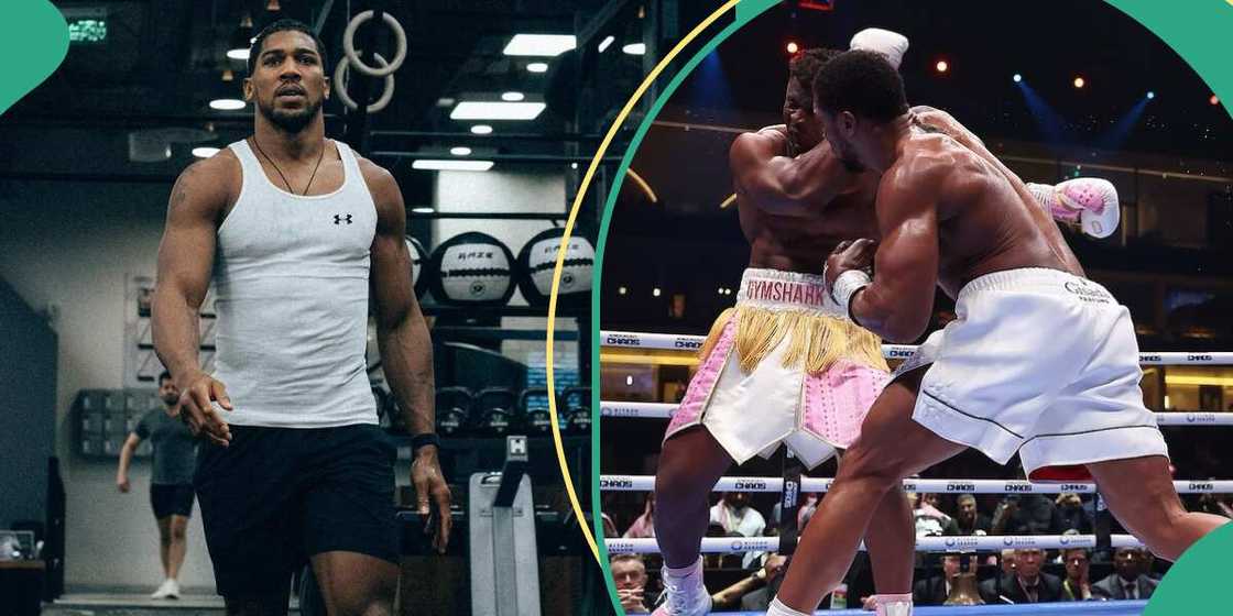 Anthony Joshua's victory speech stirs reactions amongst his Nigerian fans.