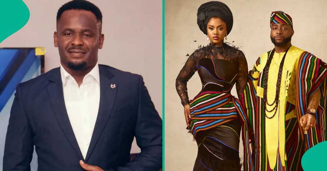 Zubby Michael reacts to Davido's pre-wedding photos. Zubby Michael reacts to Davido's pre-wedding photos.