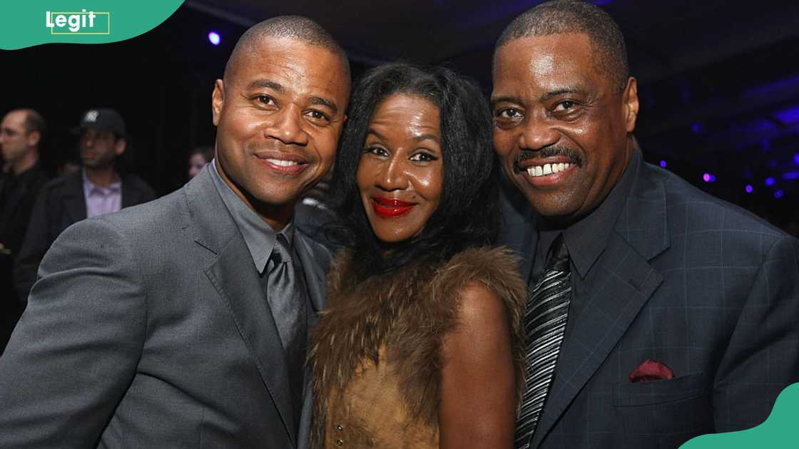 Cuba Gooding Jr., Shirley Gooding and Cuba Gooding Sr., at The Apollo Theatre in New York City Cuba Gooding Jr., Shirley Gooding and Cuba Gooding Sr., at The Apollo Theatre in New York City