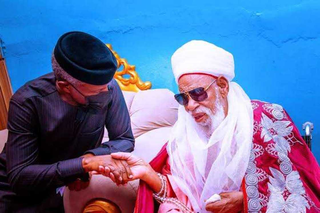 Sheikh Dahiru Bauchi da Osinbajo.