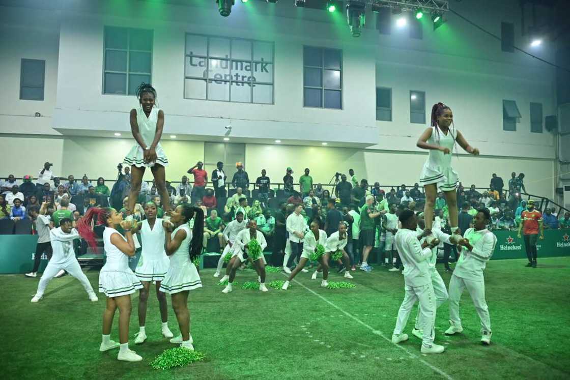 Seedorf, Okocha and Davido Feature in the Heineken Novelty Face-Off Seedorf, Okocha and Davido Feature in the Heineken Novelty Face-Off