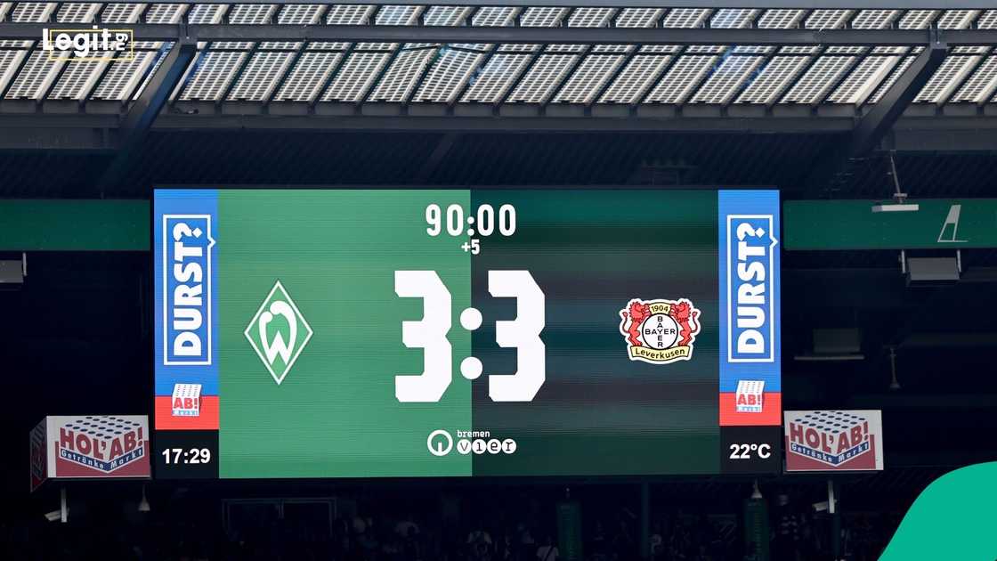 Bayer Leverkusen, Werder Bremen, Bundesliga, Germany, Weserstadion. Bayer Leverkusen, Werder Bremen, Bundesliga, Germany, Weserstadion.
