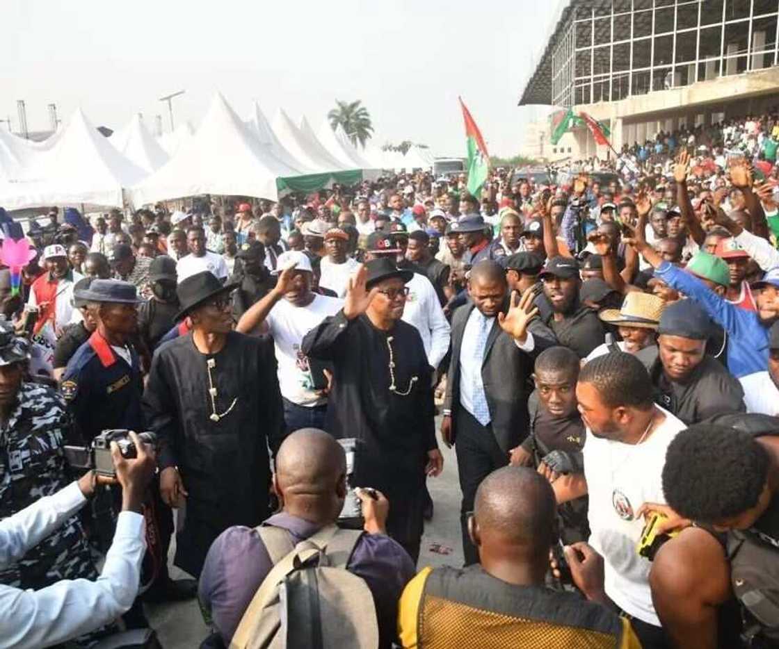 Peter Obi in Niger Delta