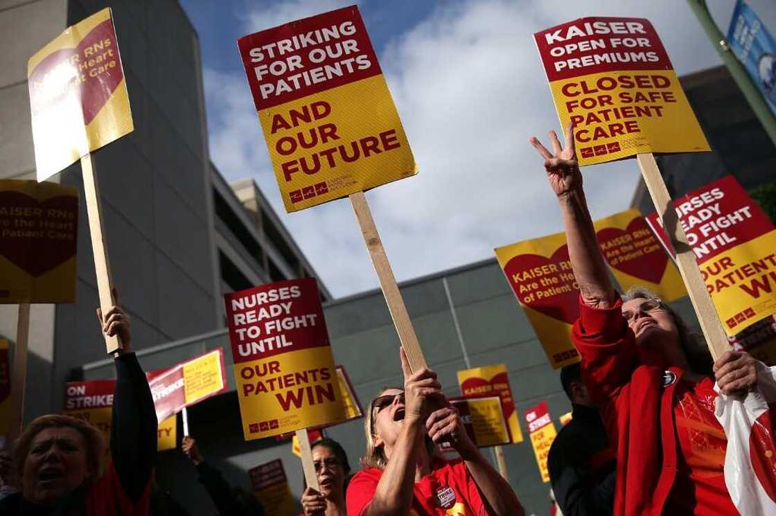 More than 75,000 Kaiser Permanente healthcare workers are walking out in a dispute over staffing levels More than 75,000 Kaiser Permanente healthcare workers are walking out in a dispute over staffing levels
