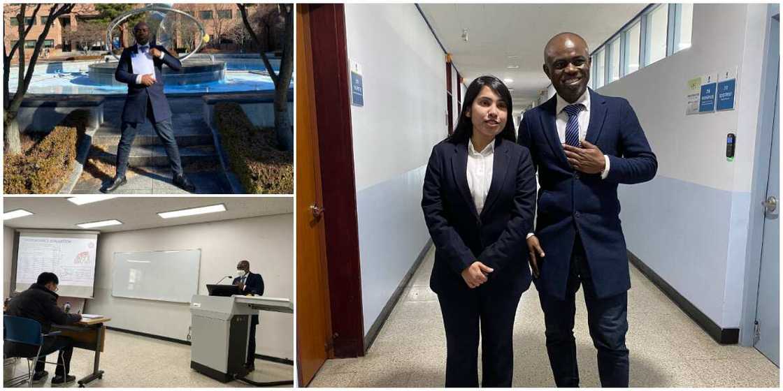 Man who 'disappeared' from Nigeria after 6 years in school, surfaces and shows off his PhD in Korea in 2 years Man who 'disappeared' from Nigeria after 6 years in school, surfaces and shows off his PhD in Korea in 2 years