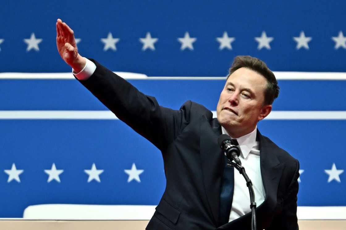 Musk's gesture -- which he repeated -- led to critics calling Tesla vehicles 'swasticars' Musk's gesture -- which he repeated -- led to critics calling Tesla vehicles 'swasticars'