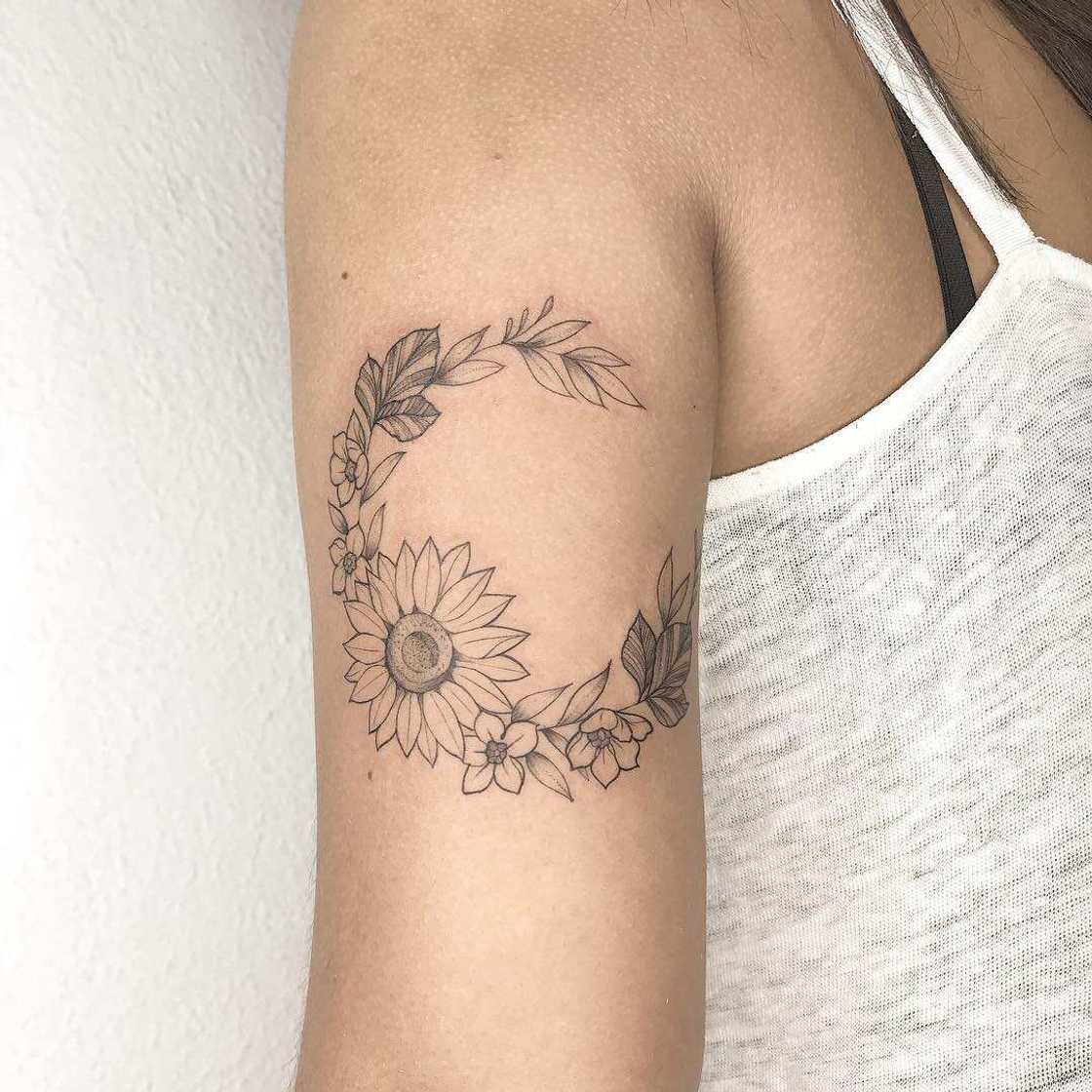 Sunflower tattoo Sunflower tattoo