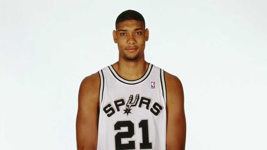 Tim Duncan of the San Antonio Spurs poses for a portrait