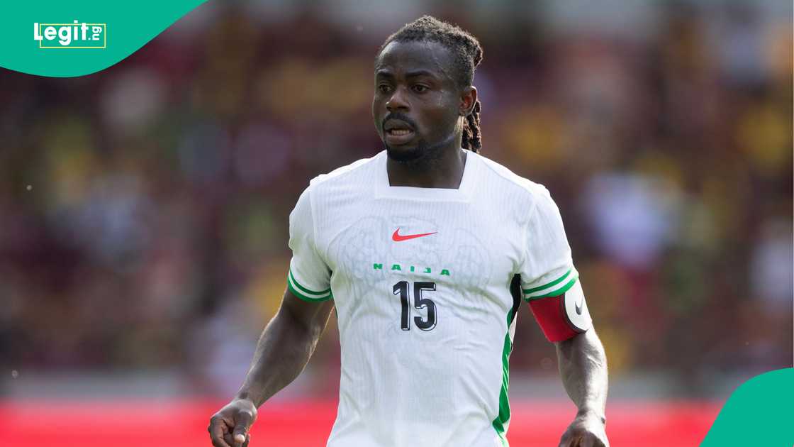 Moses Simon, Super Eagles, Nigeria, Jamaica, Gtech Community Stadium, Brentford, London, Unity Cup. Moses Simon, Super Eagles, Nigeria, Jamaica, Gtech Community Stadium, Brentford, London, Unity Cup.