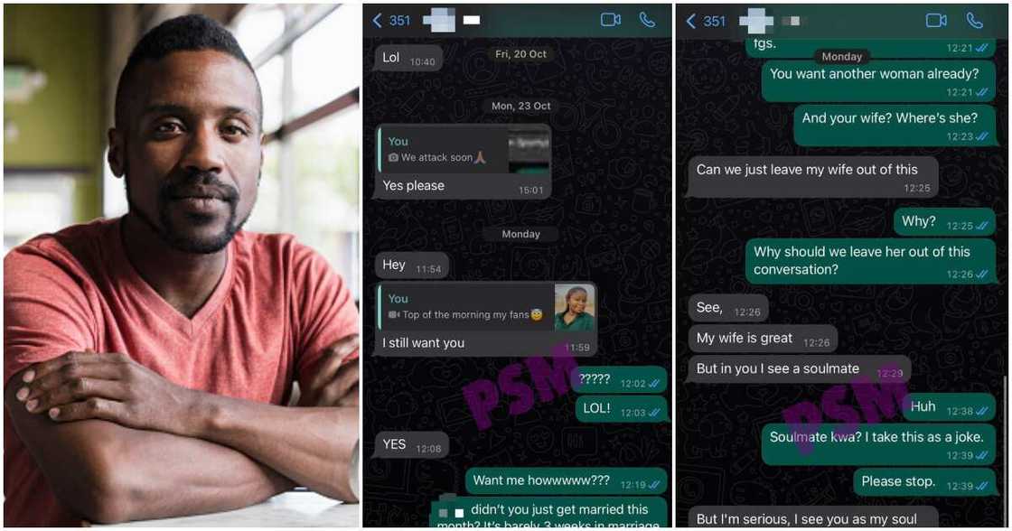 Married man, leaked chat, weeks after wedding Married man, leaked chat, weeks after wedding