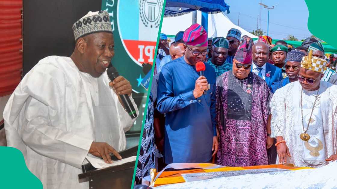 Gwamna Makinde ya yiwa Ganduje martani kan ikirarin cewa APC za ta kwace jihohin Osun da Oyo Gwamna Makinde ya yiwa Ganduje martani kan ikirarin cewa APC za ta kwace jihohin Osun da Oyo