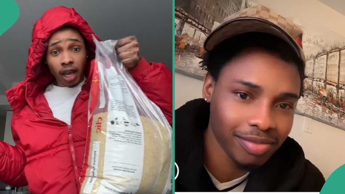 Nigerian man amazed over what Canadian church gifted him for attending their service Nigerian man amazed over what Canadian church gifted him for attending their service