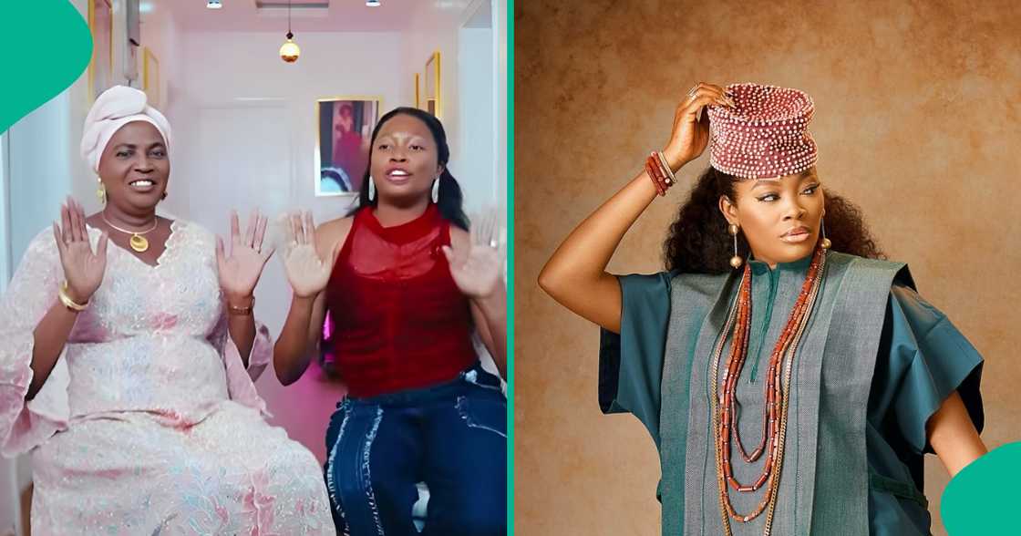 Nigerian skit maker Kiekie and her mother Princess Oluyemi Oyebisi Adeaga create funny content as fans react to the viral video. Nigerian skit maker Kiekie and her mother Princess Oluyemi Oyebisi Adeaga create funny content as fans react to the viral video.