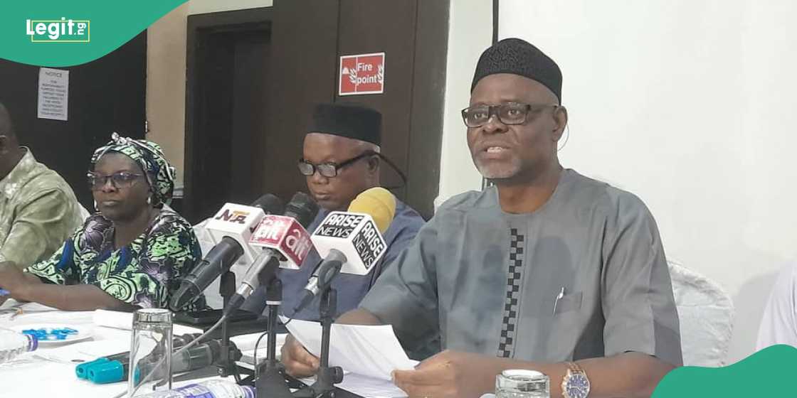 Dr. Otive Igbuzor addresses a conference of media houses Dr. Otive Igbuzor addresses a conference of media houses