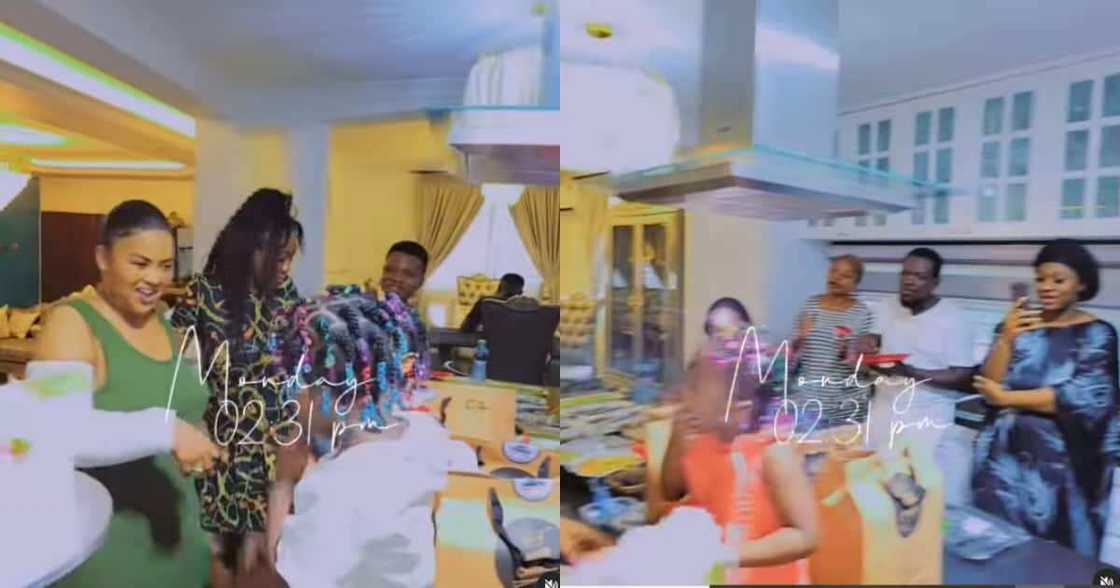 Video of McBrown’s big Kitchen like mall Drops on her Step-Daughter’s Birthday Video of McBrown’s big Kitchen like mall Drops on her Step-Daughter’s Birthday