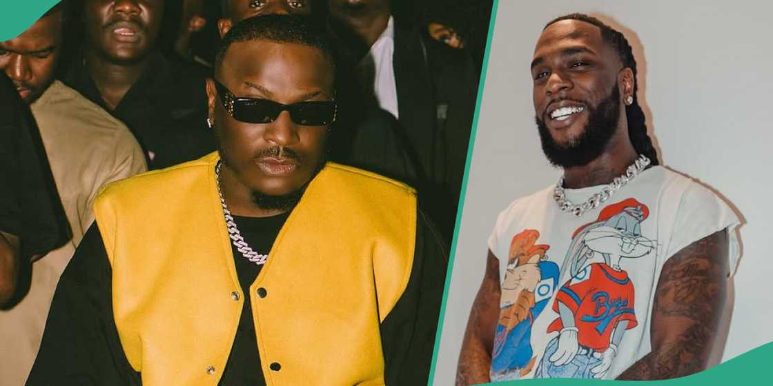 Burna Boy and Peruzzi met at club, share greetings, clip trends Burna Boy and Peruzzi met at club, share greetings, clip trends