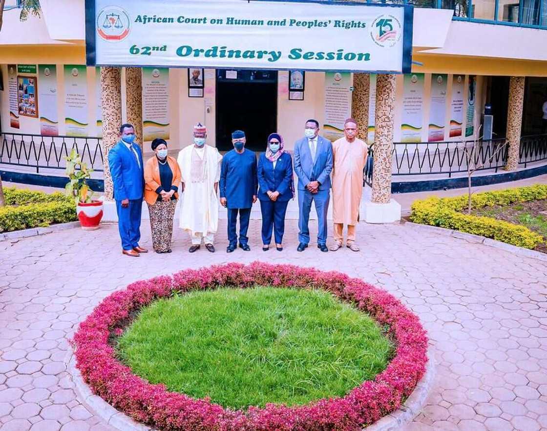 AU Member and Osinbajo AU Member and Osinbajo