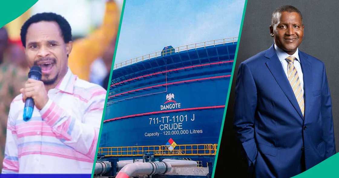 Pastor Odumeje brags about foreseeing fire incident at Dangote's refinery Pastor Odumeje brags about foreseeing fire incident at Dangote's refinery