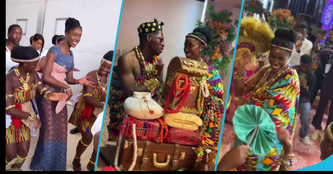 Moses Bliss' wife Marie Wiseborn danced adowa Moses Bliss' wife Marie Wiseborn danced adowa