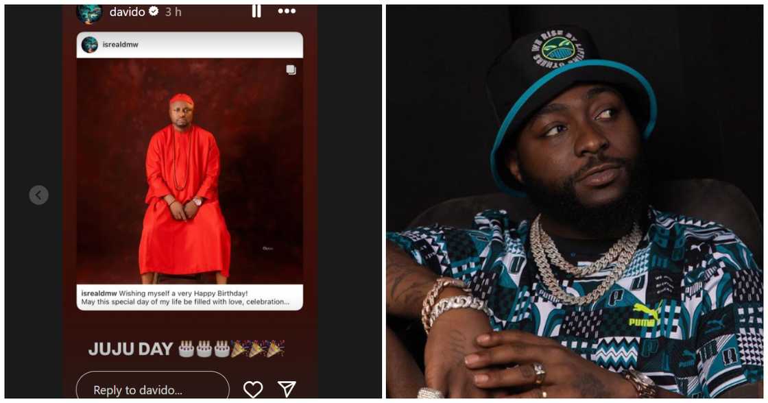 Davido celebrates aide Isreal Davido celebrates aide Isreal