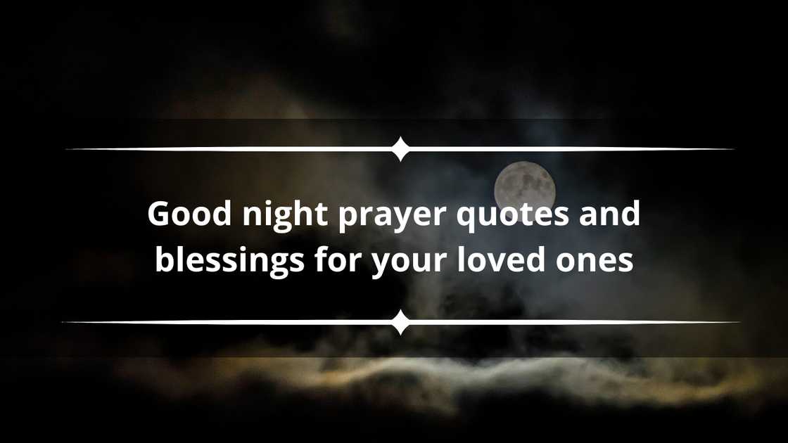 good night prayer quotes and blessings