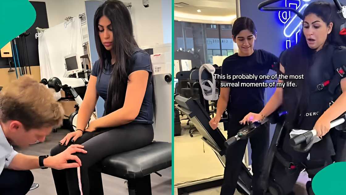 Woman walks again after 10 years with help of robotic machine Woman walks again after 10 years with help of robotic machine