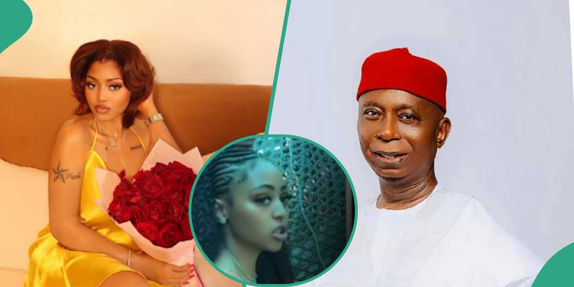 Regina Daniels raises alarm after video shows her on a drip amid marital drama with Ned Nwoko. Regina Daniels raises alarm after video shows her on a drip amid marital drama with Ned Nwoko.