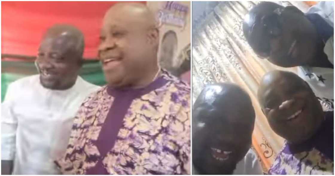 Sanyeri, Shina Peters visit Ademola Adeleke