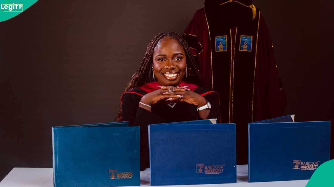 Babcock University scholar who bagged a PhD at 27 tops class and mentions CGPA