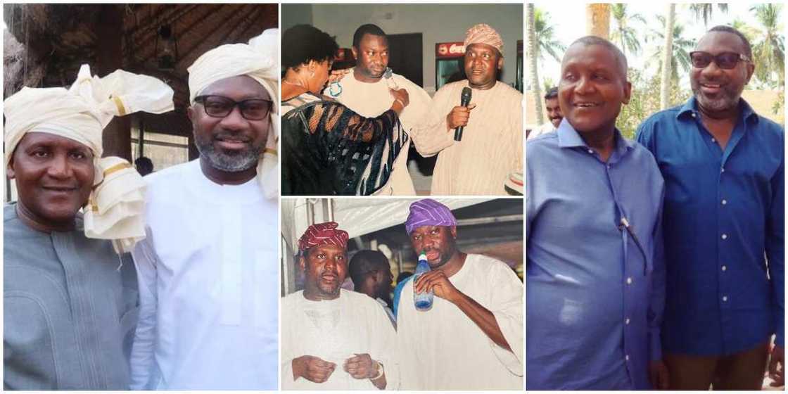 6 Times Dangote, Otedola Gave Billionaire Goal in Epic Throwback Pictures 6 Times Dangote, Otedola Gave Billionaire Goal in Epic Throwback Pictures
