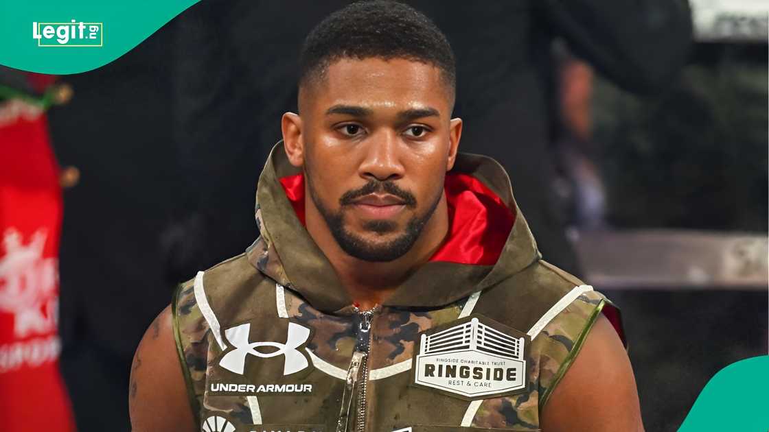 Anthony Joshua suffered a bad accident