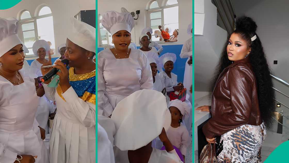 Woman Who Attends Cele Church Shows How BBNaija Winner Imisi Behaved When She Came For Thanksgiving Woman Who Attends Cele Church Shows How BBNaija Winner Imisi Behaved When She Came For Thanksgiving