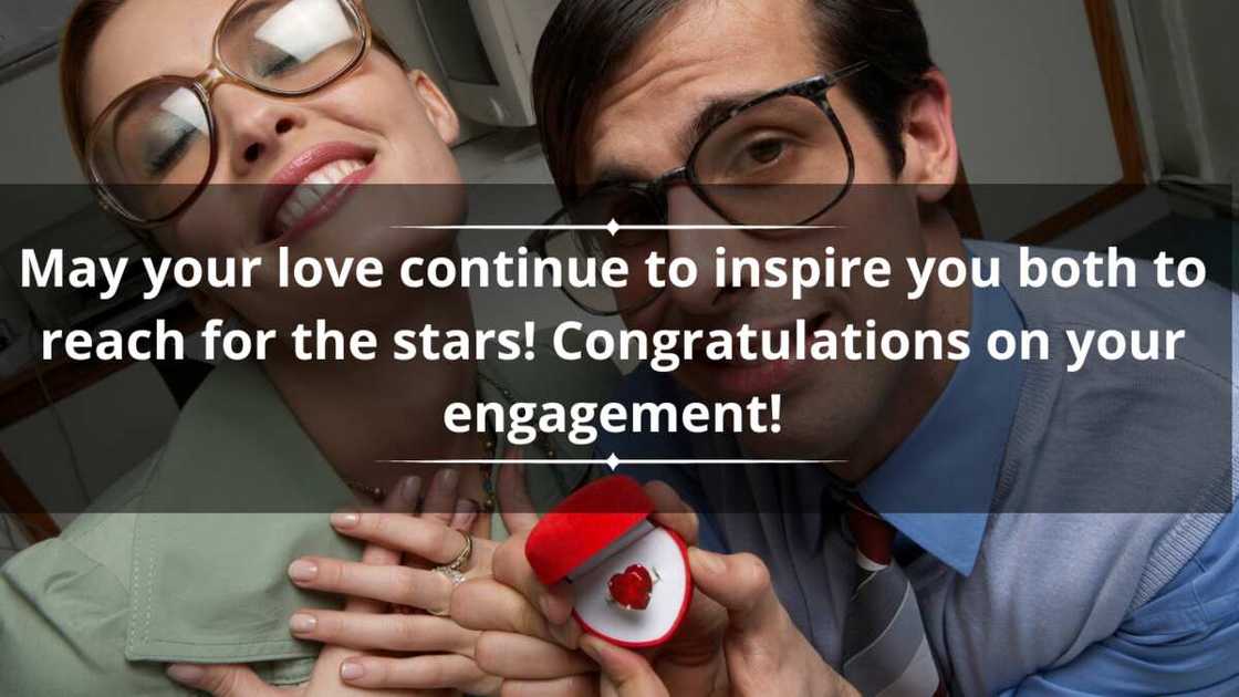 Inspirational engagement wishes for sister