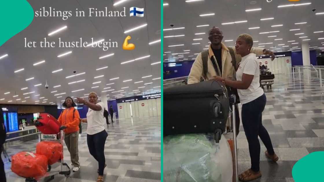 Lady relocates her three siblings to Finland