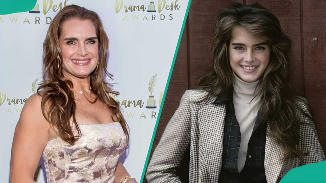 Brooke Shields wearing wavy hair Brooke Shields wearing wavy hair