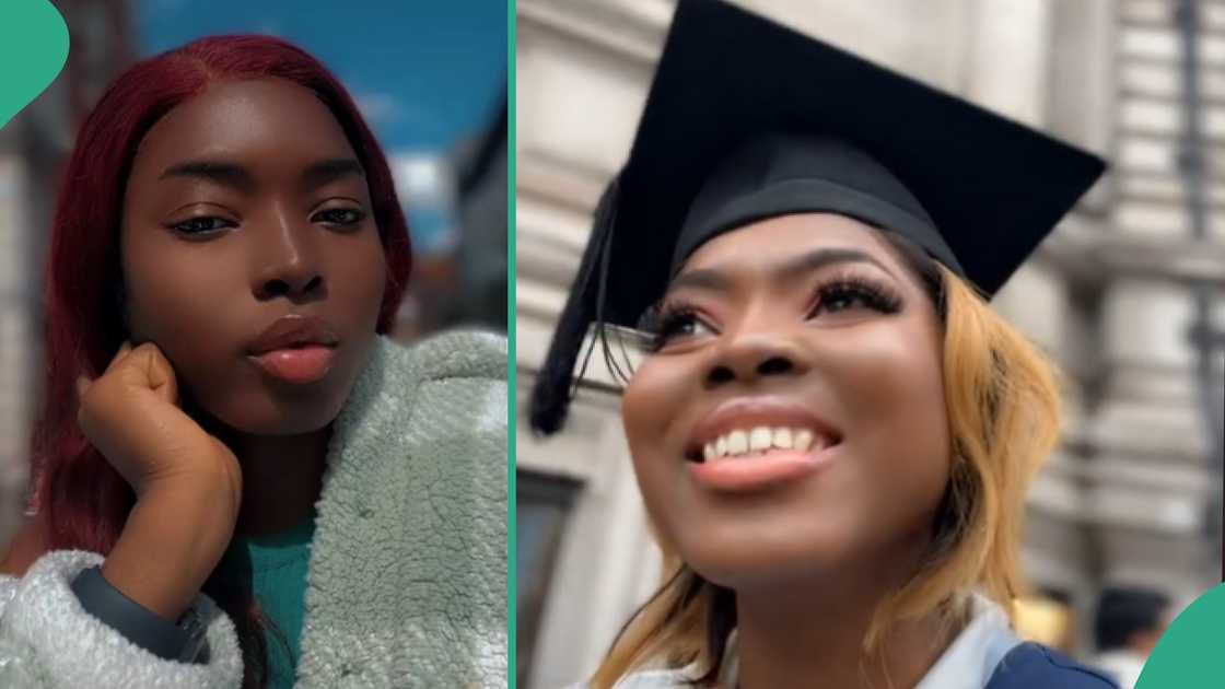 Lady graduates from BPP University.