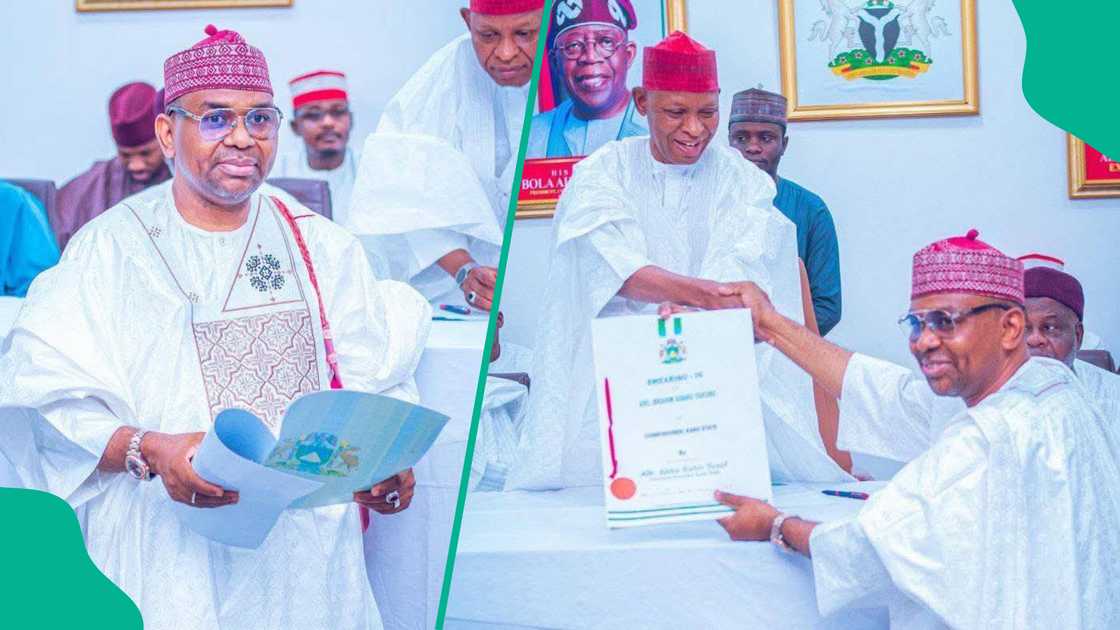 Gwamnan Kano, Abba ya yi magana yayin da ya nada sabon kwamishinan raya gidaje Gwamnan Kano, Abba ya yi magana yayin da ya nada sabon kwamishinan raya gidaje