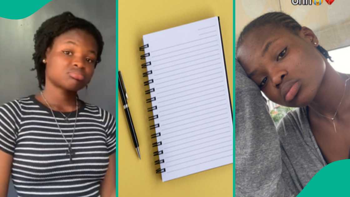 Lady shows off her handwriting on social media. Lady shows off her handwriting on social media.