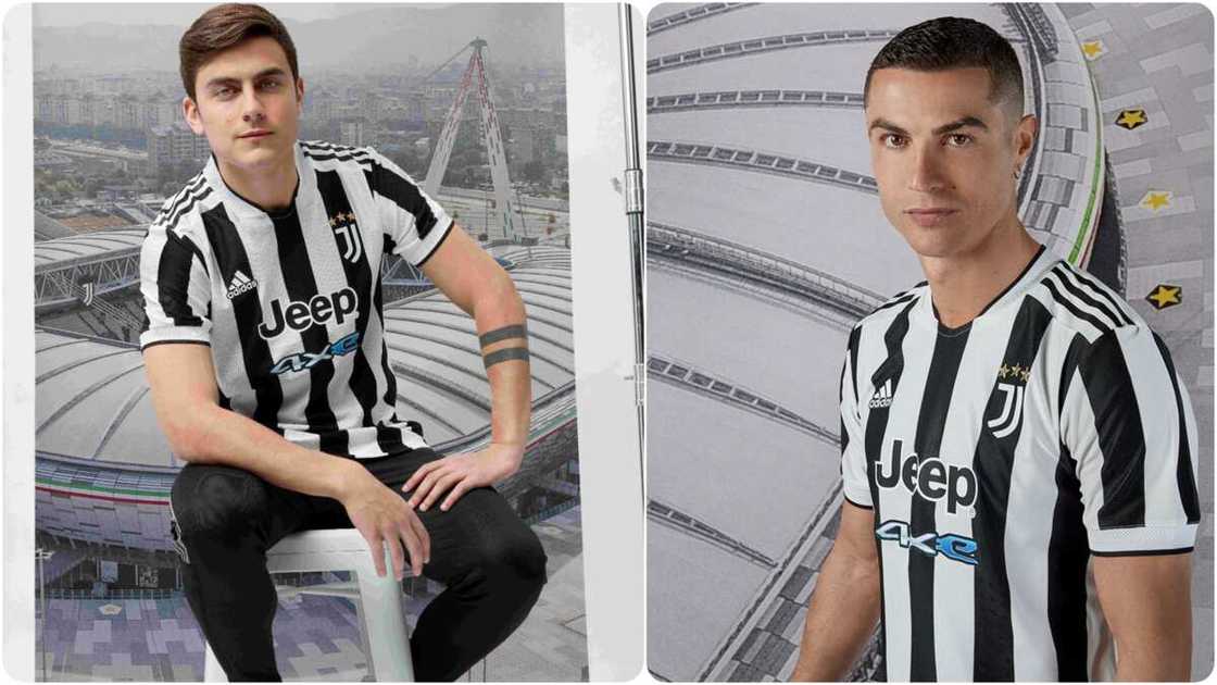 Confusion as Ronaldo unveils Juventus' jersey for next season despite removing his cars from Turin home Confusion as Ronaldo unveils Juventus' jersey for next season despite removing his cars from Turin home