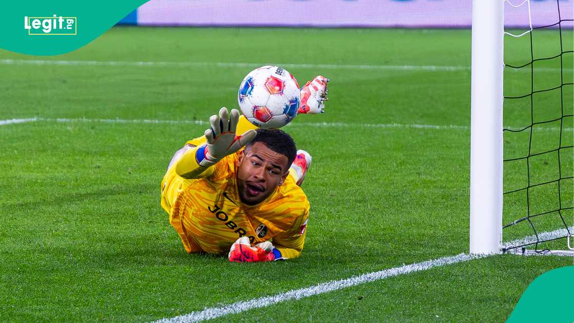 Noah Atubolu, SC Freiburg, Borussia Monchengladbach, North-Rhine Westphalia, Germany, Bundesliga. Noah Atubolu, SC Freiburg, Borussia Monchengladbach, North-Rhine Westphalia, Germany, Bundesliga.