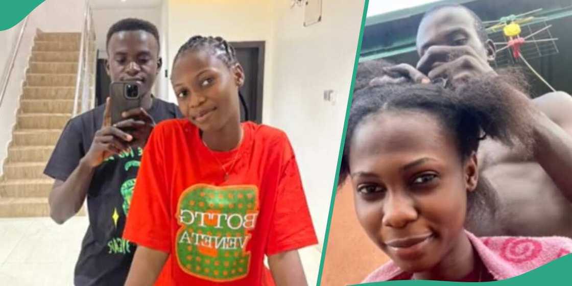 The lady shared their love story and moments The lady shared their love story and moments