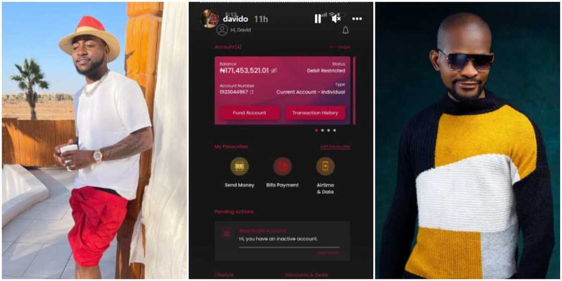 Uche Maduagwu and Davido Uche Maduagwu and Davido