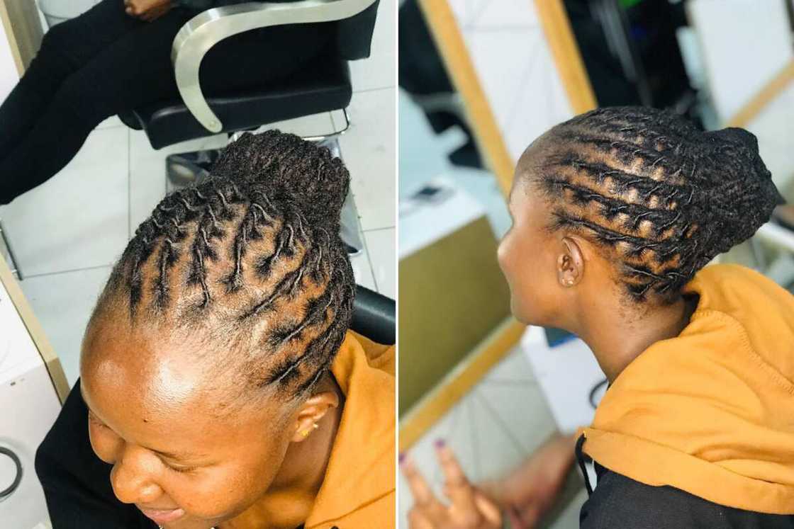 loc styles for short hair loc styles for short hair
