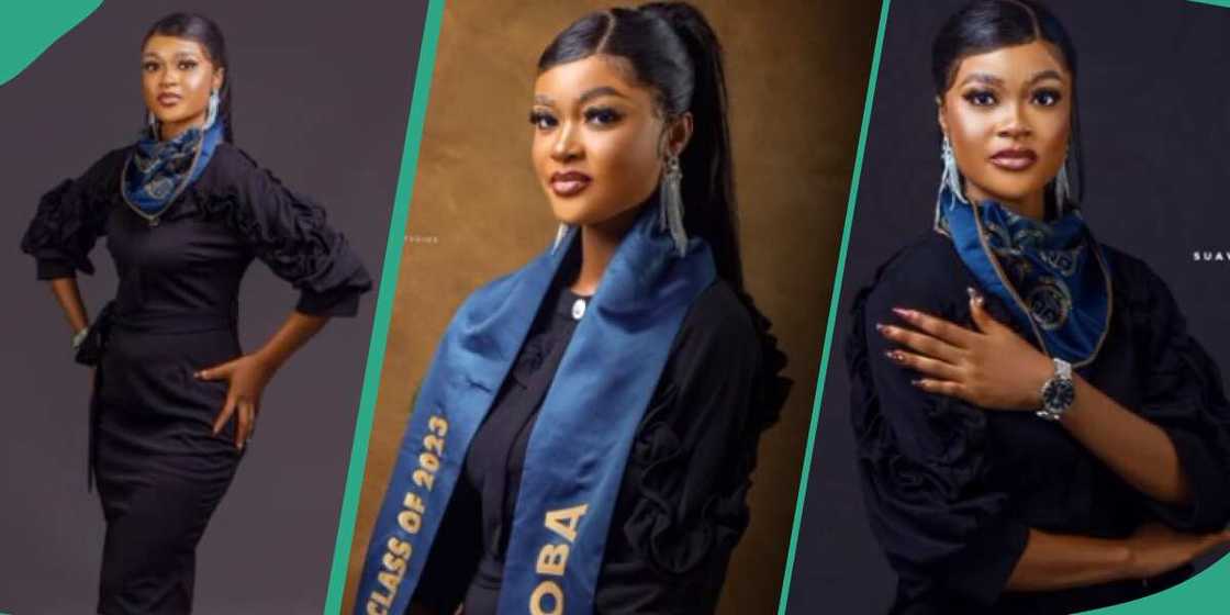 Nigerian lady excited as she bags first class Nigerian lady excited as she bags first class