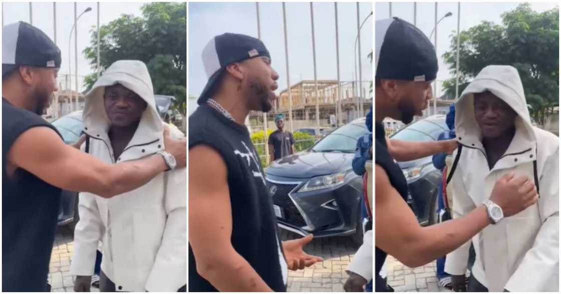 Actor Charles Okocha and Portable. Actor Charles Okocha and Portable.