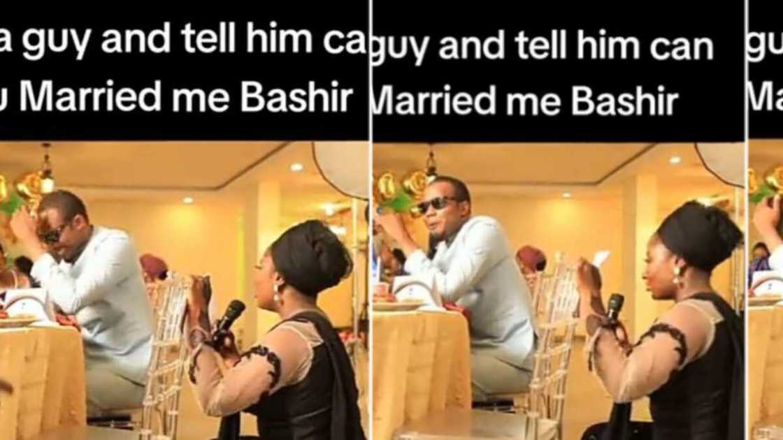 Photo of lady and man at a wedding event Photo of lady and man at a wedding event