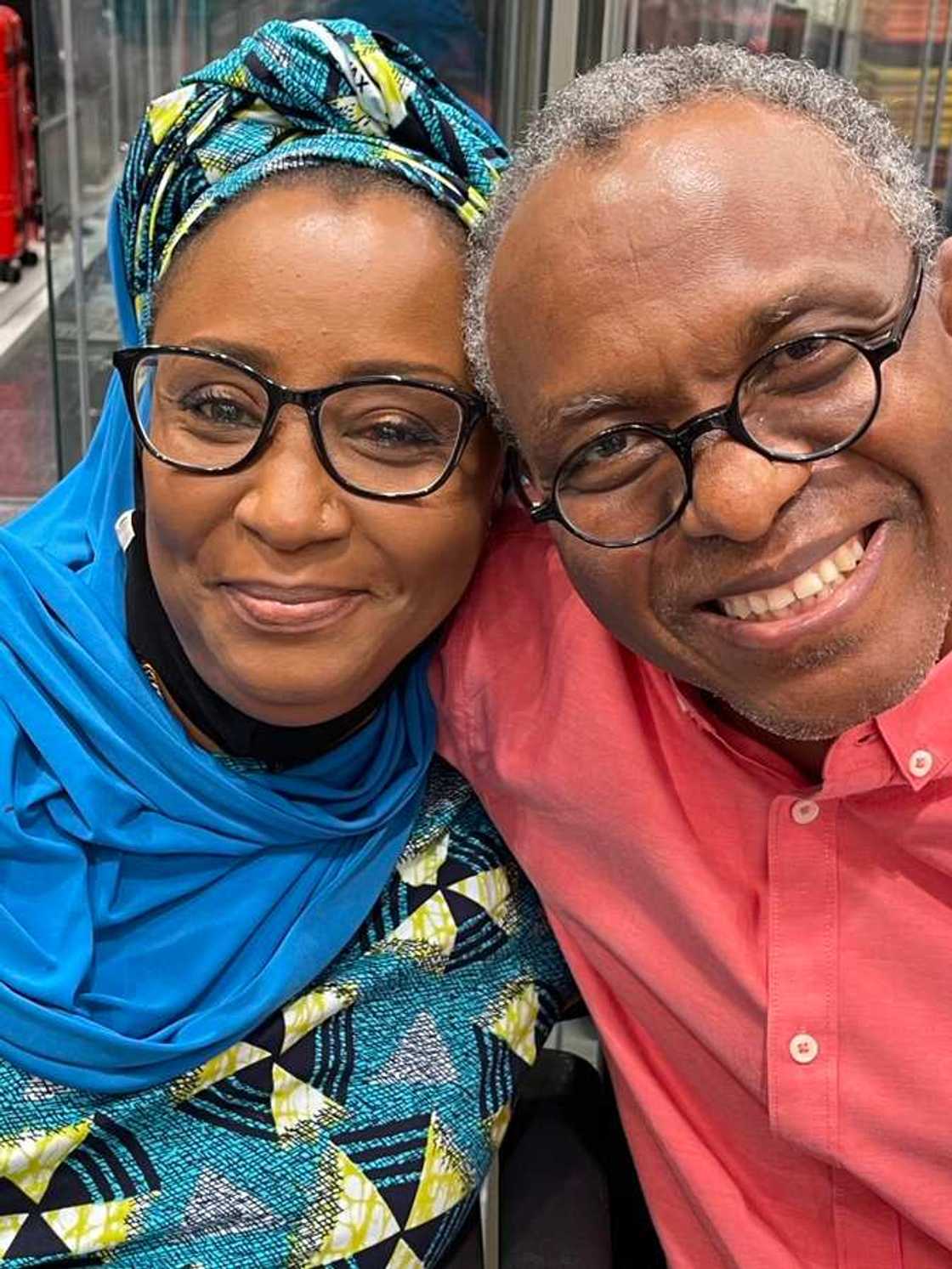 El-Rufai wife laments over husband's grey hair, attributes it to Kaduna stress El-Rufai wife laments over husband's grey hair, attributes it to Kaduna stress