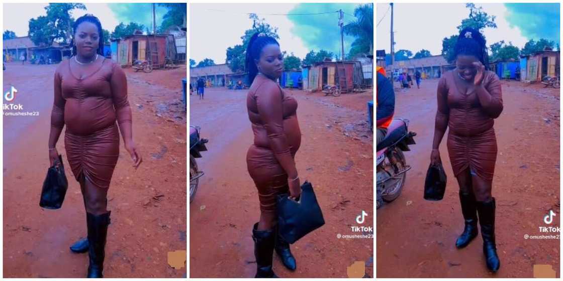 Tight dress/fashion lover/black boots Tight dress/fashion lover/black boots