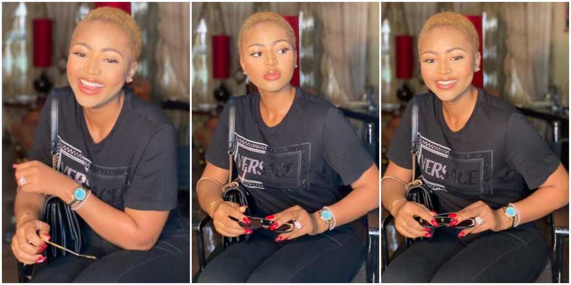 Nollywood actress Regina Daniels gives fashion goals in new photos