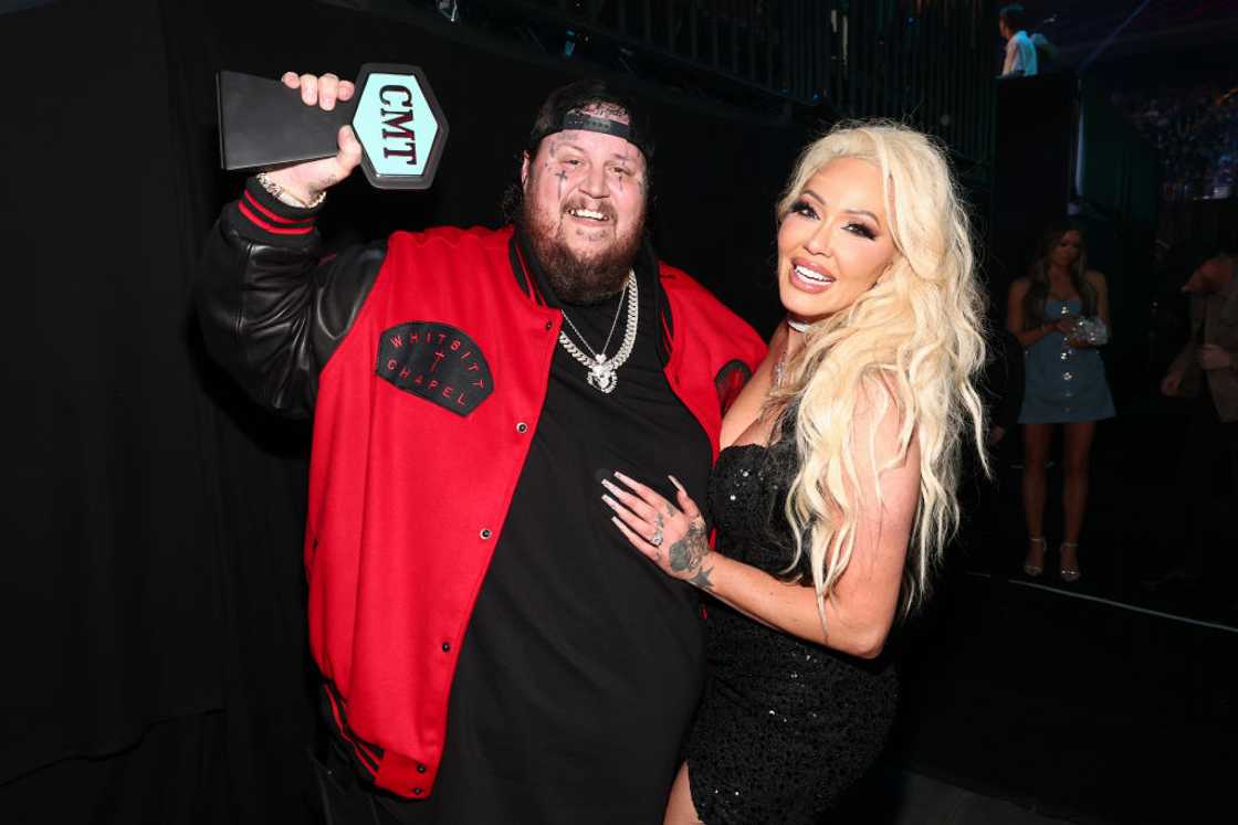 Jelly Roll and Bunnie Xo at the 2023 CMT Music Awards